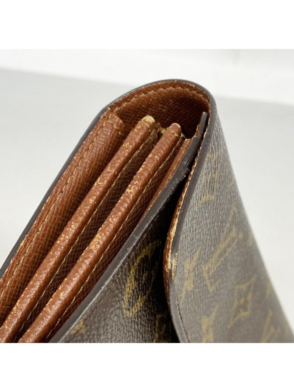 Louis Vuitton Wallet Monogram Pochette Porte-Monnaie Cles Brown - Picture 6 of 10
